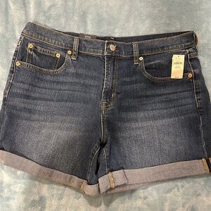 Gap rolled hem mid rise shorts